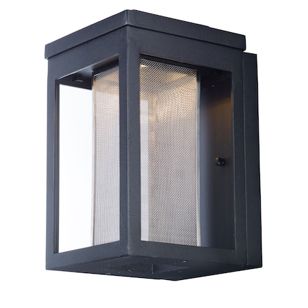 Salon LED 1-Light 6 Wide Black Outdoor Wall Sconce